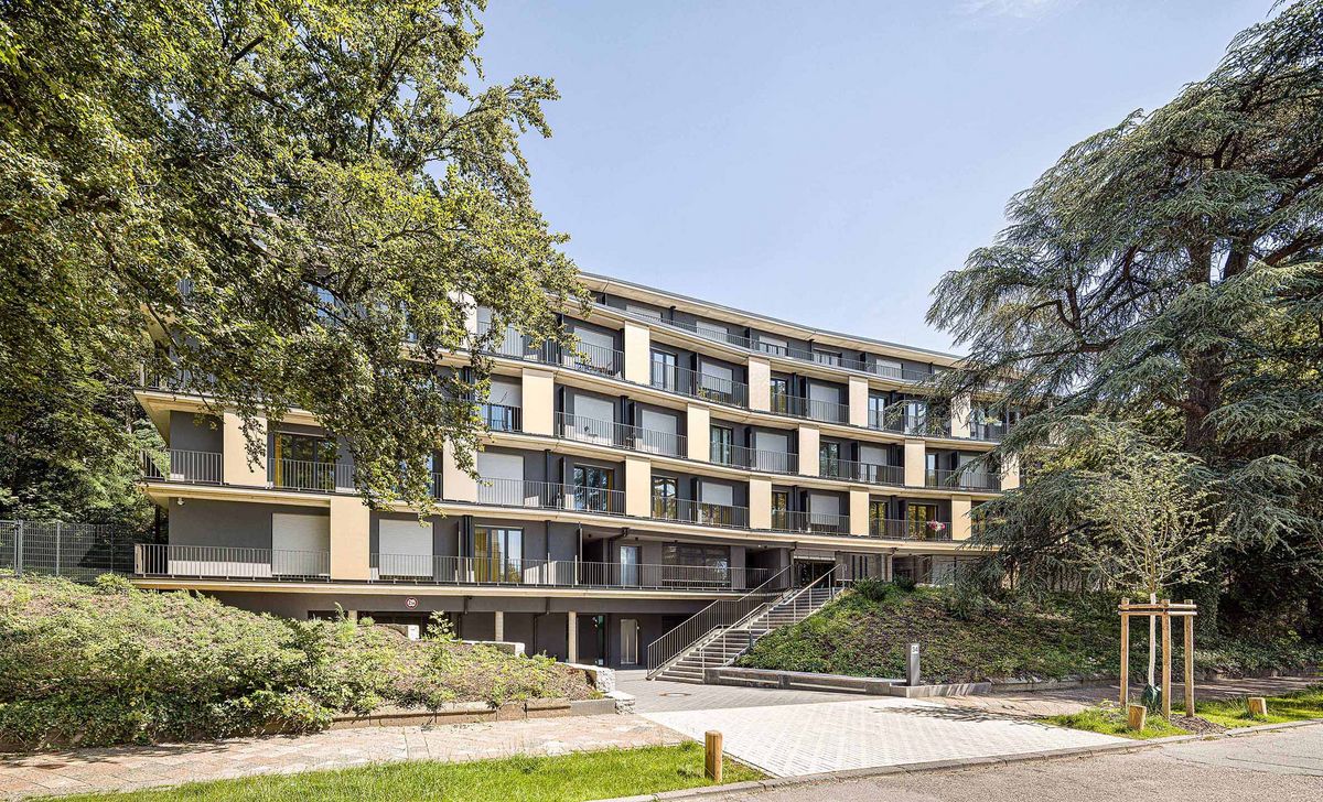 AvB_25_Aachen_Studentisches_Wohnen_PBS_Architekten_Foto_Peter_Hinschlaeger.jpg Studentisches Wohnen am Lousberg in Aachen; Architektur: pbs architekten Planungsgesellschaft mbH, Aachen
