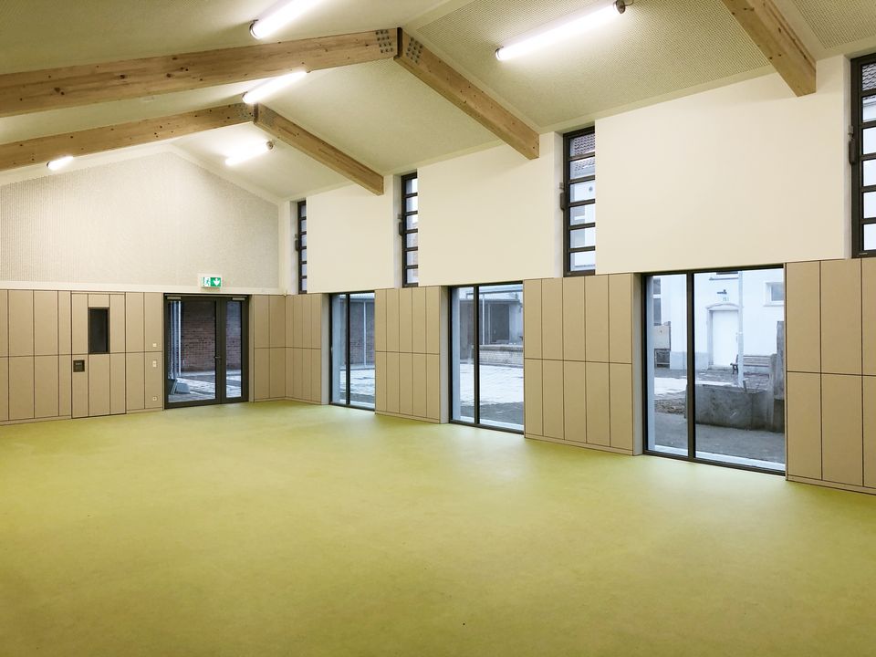 Neubau Bewegungspavillon - Alte Schule Widdersdorf