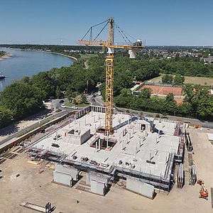 JA*/Junge Planer: Baustellenbesichtigung Neubau der Regionalgesellschaft Goldbeck West in Monheim am Rhein JA*/Junge Planer: Baustellenbesichtigung Neubau der Regionalgesellschaft Goldbeck West in Monheim am Rhein